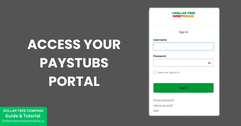 Access your paystub portal